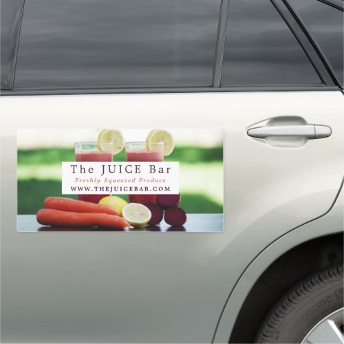 Juice Blend Juice Bar Car Magnet