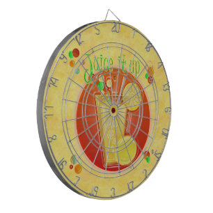 Juice it Up Cocktail Dartboard With Darts
