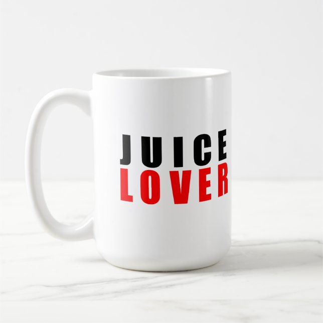 Juice lover coffee mug (Left)
