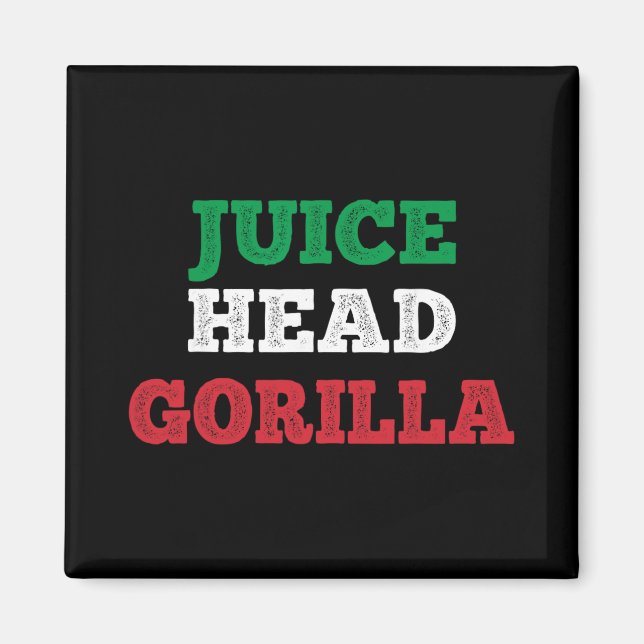 Juicehead Gorilla New Jersey Garden Nj Shore Itali Magnet (Front)