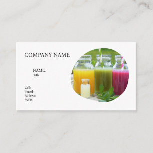  JUICES, TEMPLATE BUSINESS CARD