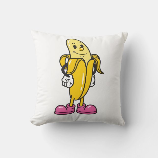 Juicy Buddy Throw Pillow (Front)