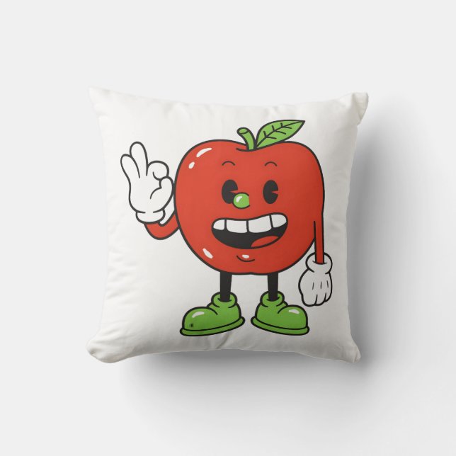 Juicy Buddy Throw Pillow (Front)