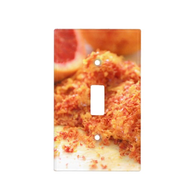 Juicy Citrus Blood Oranges and Zest Light Switch Cover (Front)