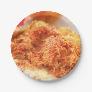 Juicy Citrus Blood Oranges and Zest Paper Plates