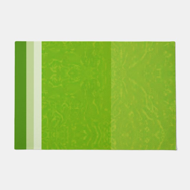 Juicy Citrus Lime Fruit Slice Colors Doormat (Front)