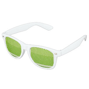 Juicy Citrus Lime Fruit Slice Colors Retro Sunglasses