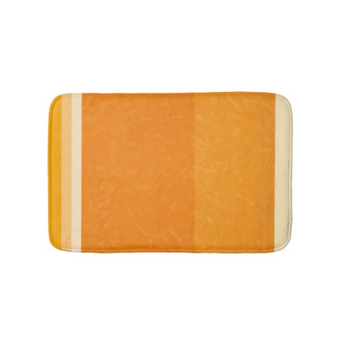 Juicy Citrus Orange Fruit Slice Colors Bath Mat