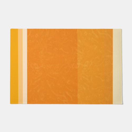 Juicy Citrus Orange Fruit Slice Colors Doormat