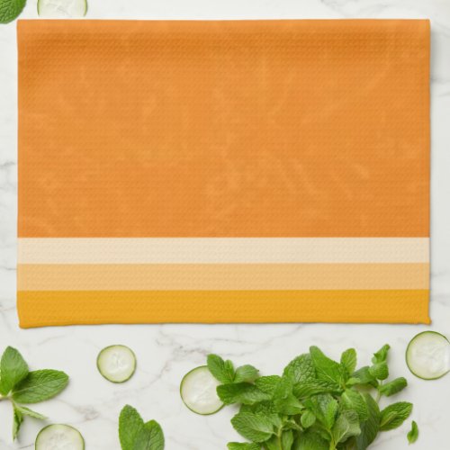 Juicy Citrus Orange Fruit Slice Colors Kitchen Towel