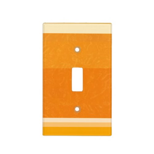 Juicy Citrus Orange Fruit Slice Colors Light Switch Cover
