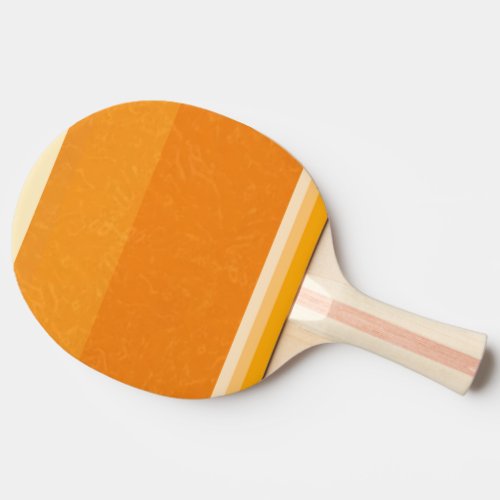Juicy Citrus Orange Fruit Slice Colors Ping Pong Paddle