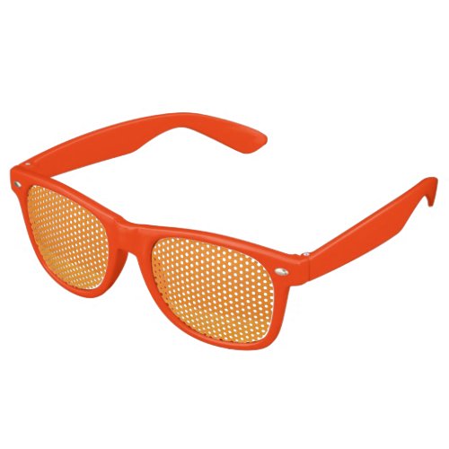 Juicy Citrus Orange Fruit Slice Colors Retro Sunglasses