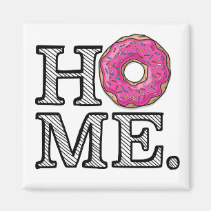 Juicy Delicious Pink Doughnut House Warmer Magnet