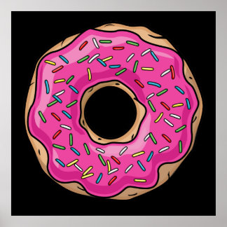 Donut Art & Framed Artwork | Zazzle