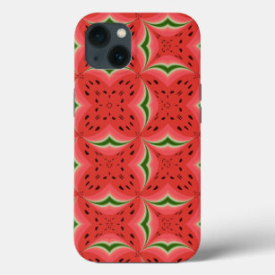 Juicy Delicious Ripe Watermelon With Seeds Design iPhone 13 Case