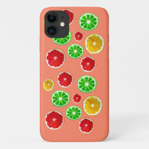 Juicy fruit colorful fruity pattern iPhone 11 case