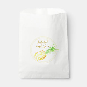 Juicy Golden Pineapple Favor Bag