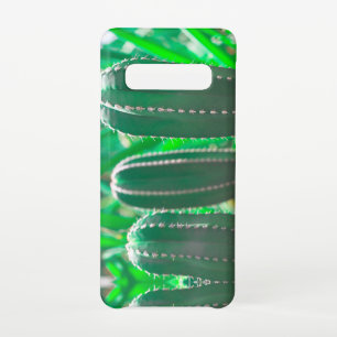 Juicy Green cactus plant leaves Samsung Galaxy S10 Case
