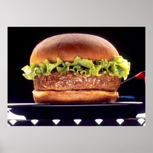 Juicy Hamburger Poster (Front)