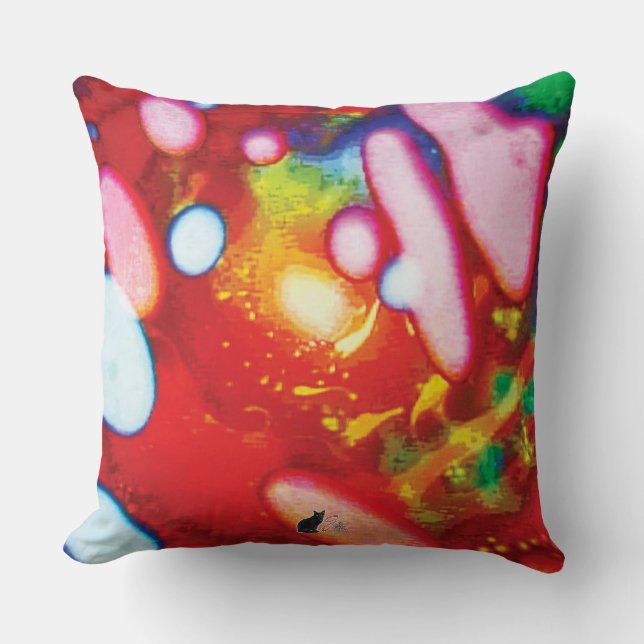 Juicy Jelly Jam Throw Pillow (Front)