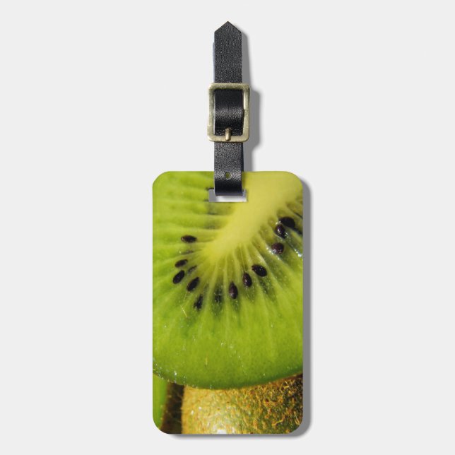 Juicy Kiwi Fruit Luggage Tag (Front Vertical)