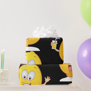 Juicy Lemon Drink Wrapping Paper