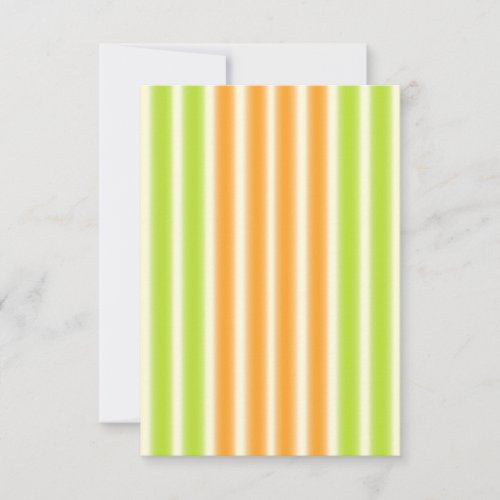 Juicy Lemon Lime And Orange Citrus Fruit Stripes Card