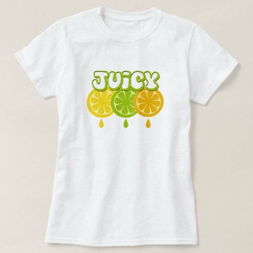 Juicy Lemon Lime Orange Fruit T_Shirt