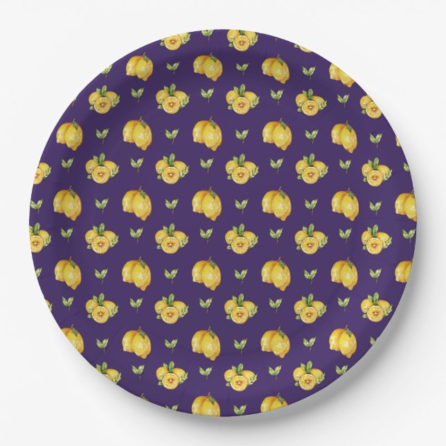 JUICY LEMONS PAPER PLATE (Front)
