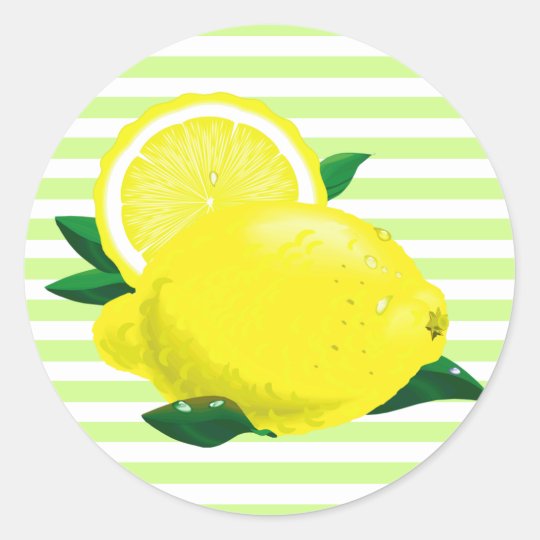 Juicy Lemons Stickers | Zazzle.com