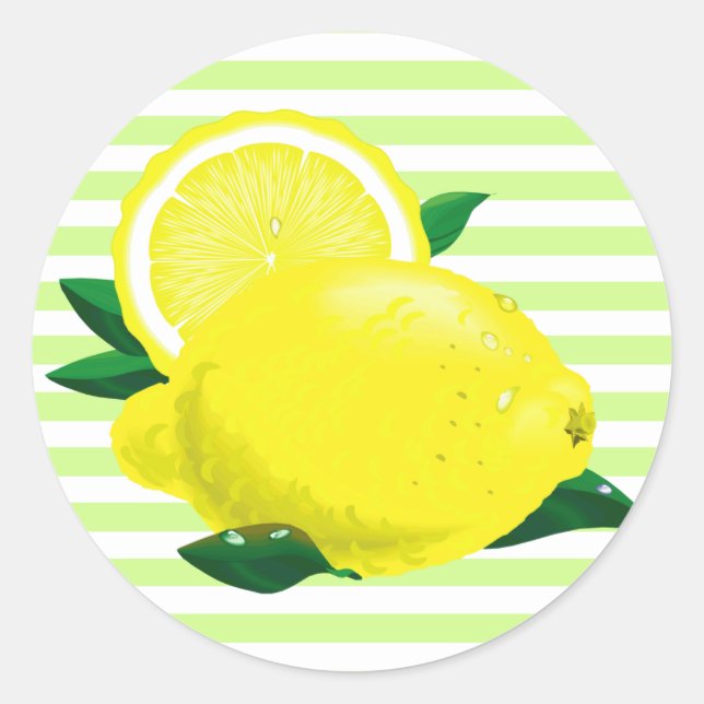 Juicy Lemons Stickers (Front)