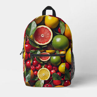 "Juicy Light" Printed Backpack