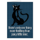 “Juicy Little Mice” Cat-Lover Birthday Card | Zazzle