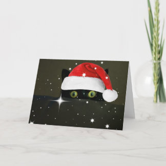 Juicy Lucy Santa Hat Holiday Card