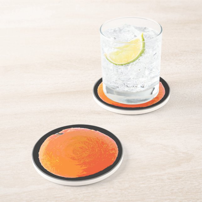Juicy Orange Coaster (Side)