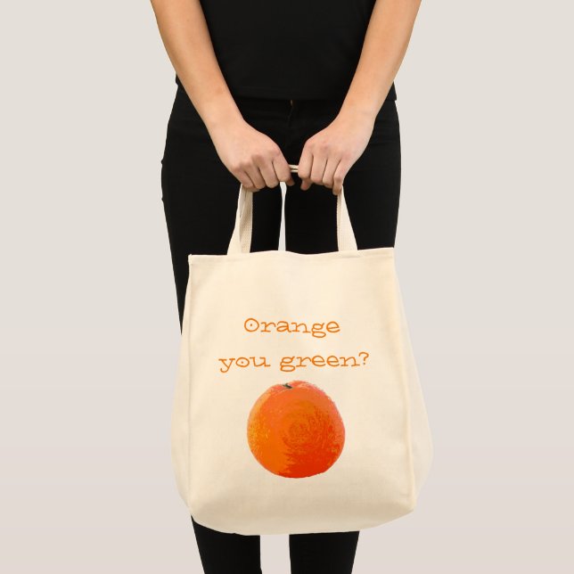 Juicy Orange Tote Bag (Front (Product))
