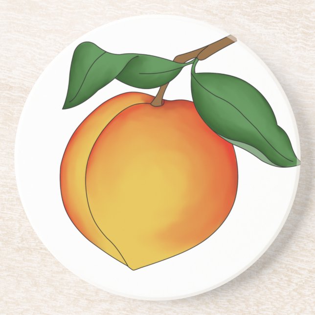 Juicy Peach Coaster (Front)