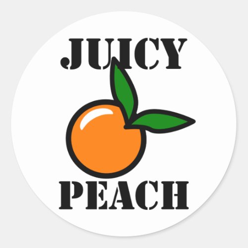Juicy Peach Sticker