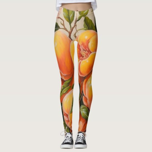 Juicy peaches  leggings