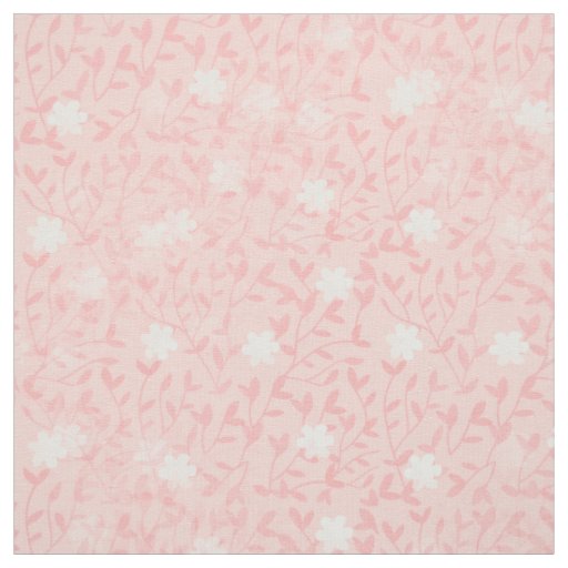Juicy Pink Tiny Floral Pattern Fabric