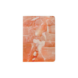 Juicy Pork Meat slices wrap texture Passport Holder