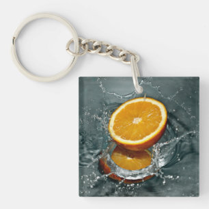 Juicy positive orange for vitamin mood   keychain