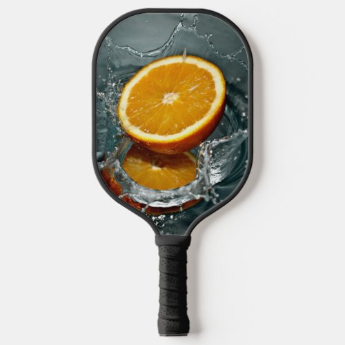 Juicy positive orange for vitamin mood    pickleball paddle