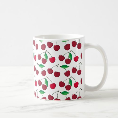 Juicy Red Cherries Coffee Mug