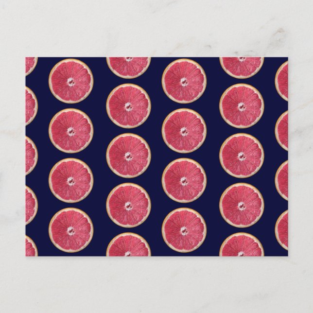 Juicy Red Grapefruit Postcard (Front)