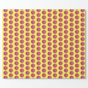 Juicy Red Grapefruit Wrapping Paper by Emangl3D at Zazzle