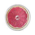 Juicy Red Grapefruits Pin at Zazzle