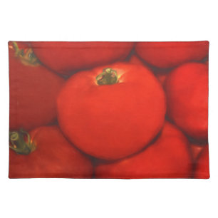Juicy Red Homegrown Garden Tomatoes Cloth Placemat