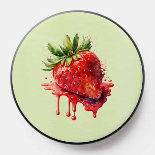 Juicy Red Strawberry  PopSocket